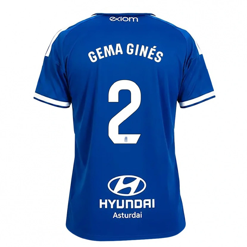 Danxen Kid Gema Ginés #2 Mediumblue White Home Jersey 2026/27 T-Shirt