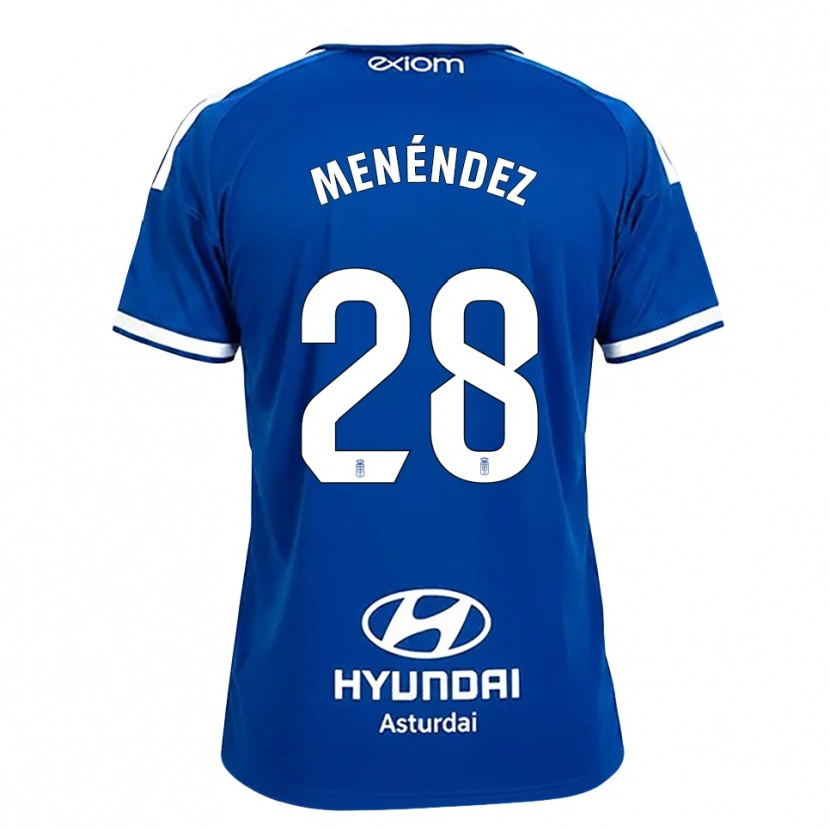 Danxen Kid Diego Menéndez #28 Mediumblue White Home Jersey 2026/27 T-Shirt