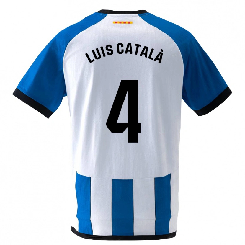 Danxen Kid José Luis Català #4 Royal Blue White Home Jersey 2026/27 T-Shirt