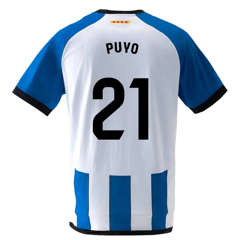 Danxen Kid Samuel Puyo #21 Royal Blue White Home Jersey 2026/27 T-Shirt
