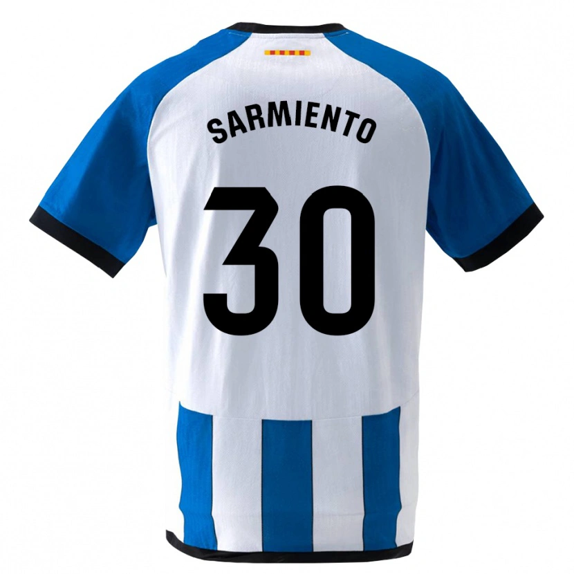 Danxen Kid Izan Sarmiento #30 Royal Blue White Home Jersey 2026/27 T-Shirt