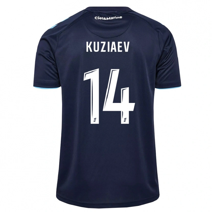 Danxen Kid Daler Kuzyaev #14 Cornflower Blue Midnightblue Home Jersey 2026/27 T-Shirt