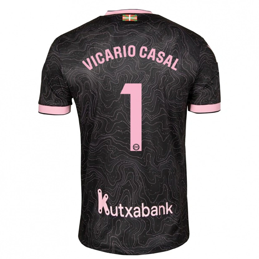 Danxen Kid Jimena Vicario Casal #1 Black Pink Away Jersey 2026/27 T-Shirt