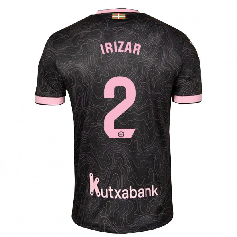 Danxen Kid Manex Irizar #2 Black Pink Away Jersey 2026/27 T-Shirt