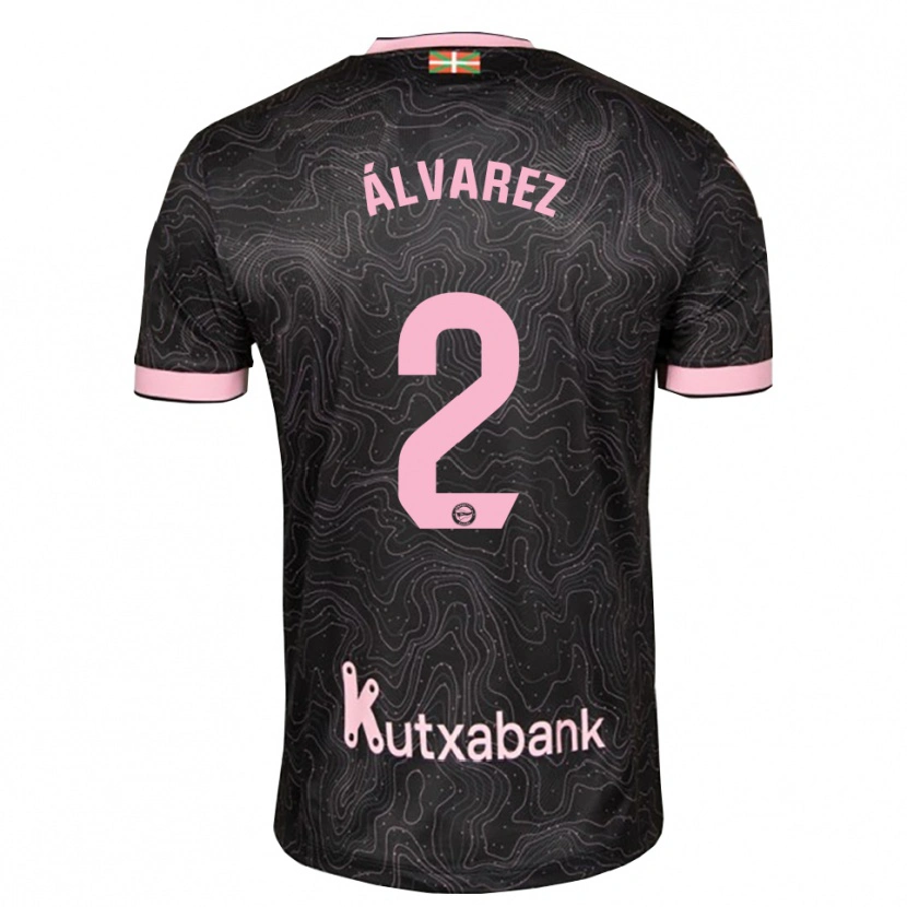Danxen Kid Joseda Álvarez #2 Black Pink Away Jersey 2026/27 T-Shirt