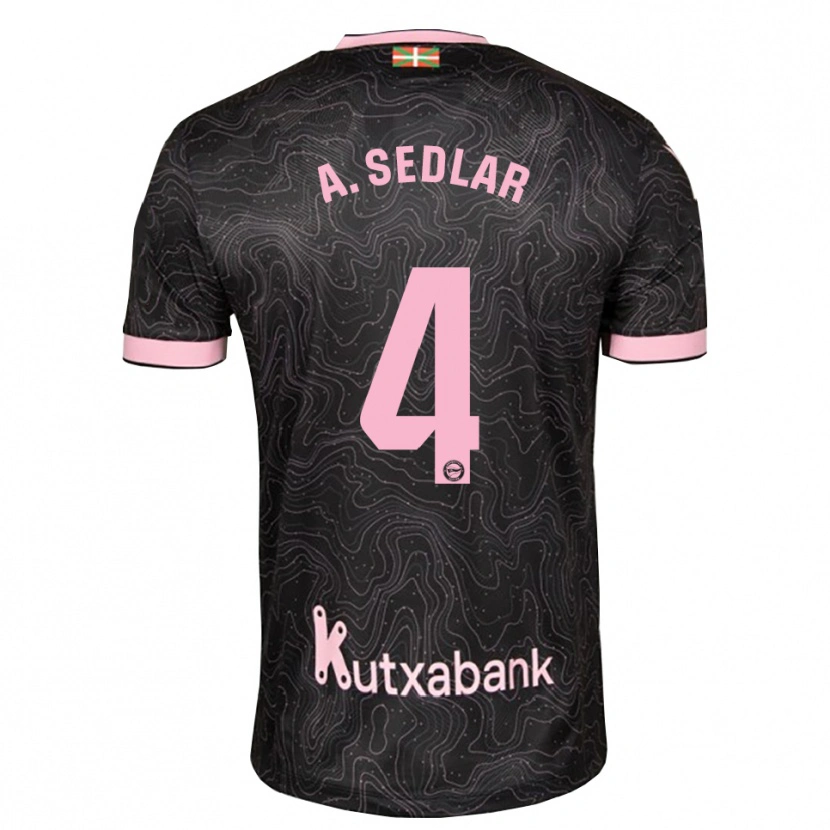Danxen Kid Aleksandar Sedlar #4 Black Pink Away Jersey 2026/27 T-Shirt