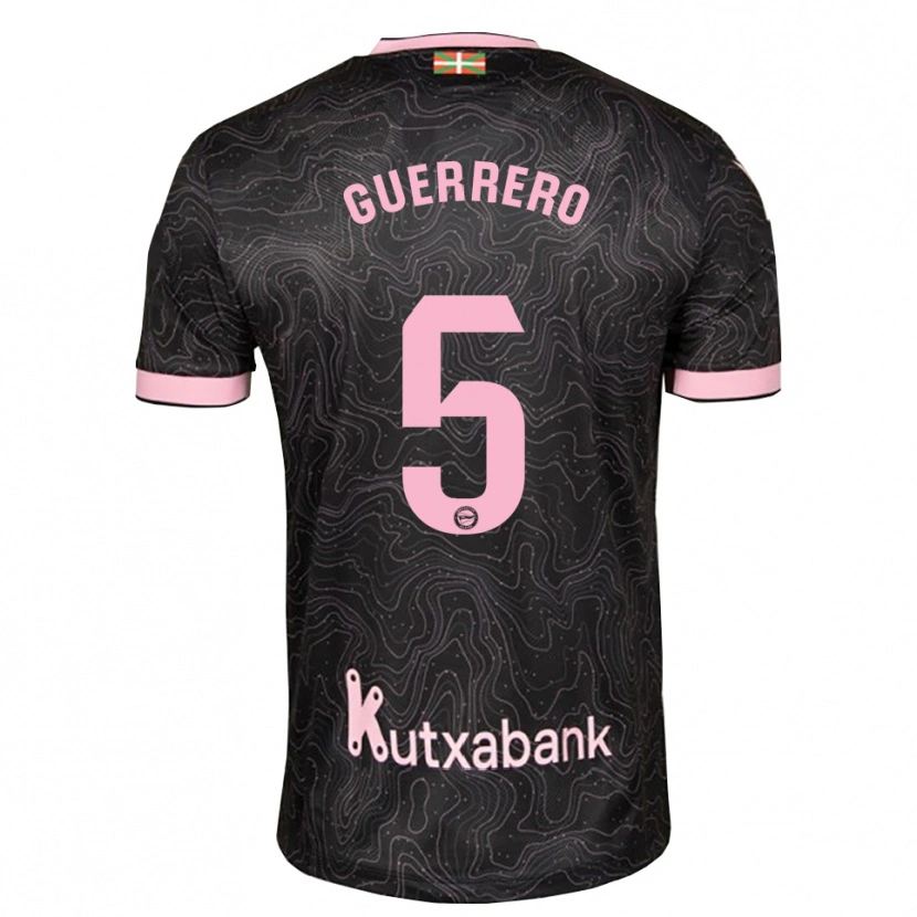 Danxen Kid Ángel Guerrero #5 Black Pink Away Jersey 2026/27 T-Shirt