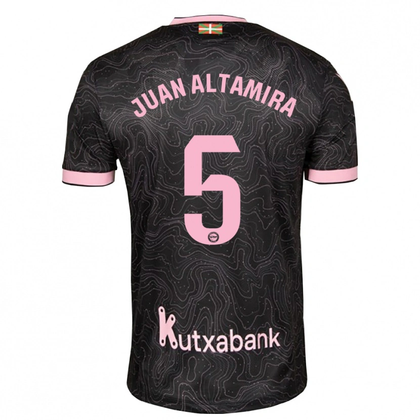 Danxen Kid Ines Juan Altamira #5 Black Pink Away Jersey 2026/27 T-Shirt