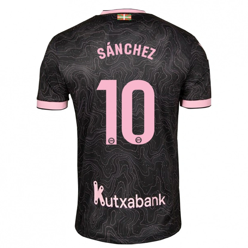Danxen Kid Ander Sánchez #10 Black Pink Away Jersey 2026/27 T-Shirt