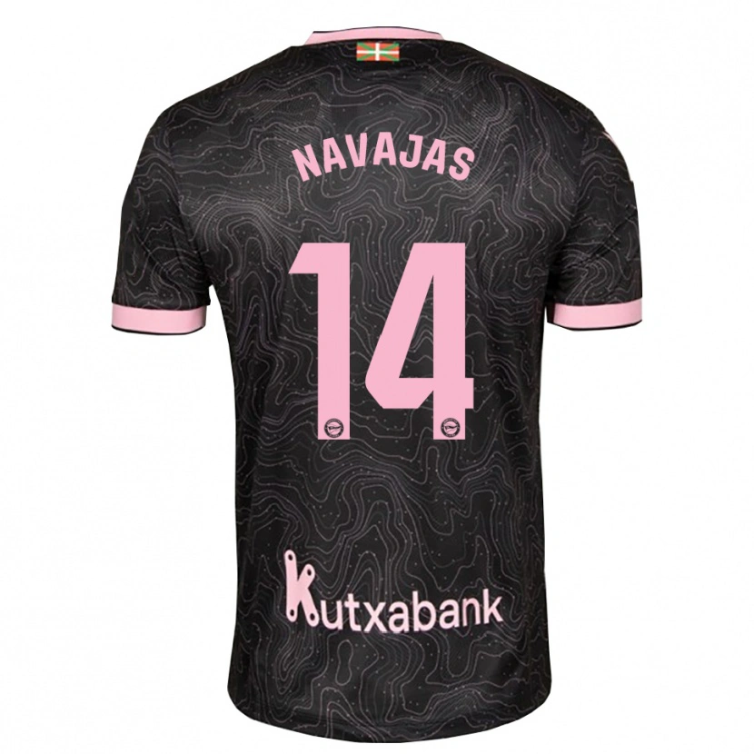 Danxen Kid Laura Navajas #14 Black Pink Away Jersey 2026/27 T-Shirt