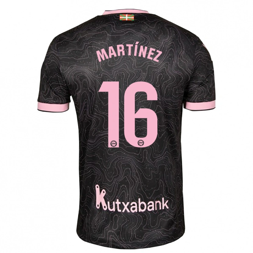 Danxen Kid Hugo Martínez #16 Black Pink Away Jersey 2026/27 T-Shirt