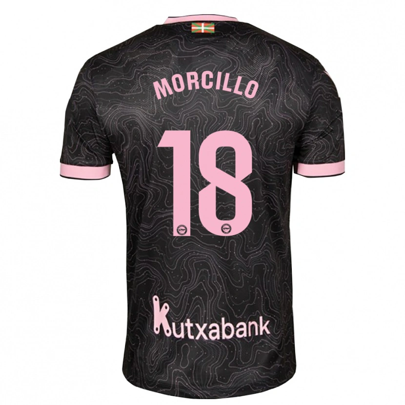 Danxen Kid Diego Morcillo #18 Black Pink Away Jersey 2026/27 T-Shirt