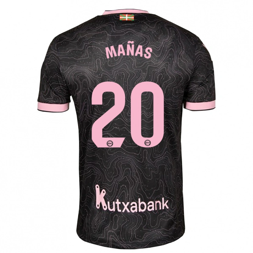 Danxen Kid Aitor Mañas #20 Black Pink Away Jersey 2026/27 T-Shirt