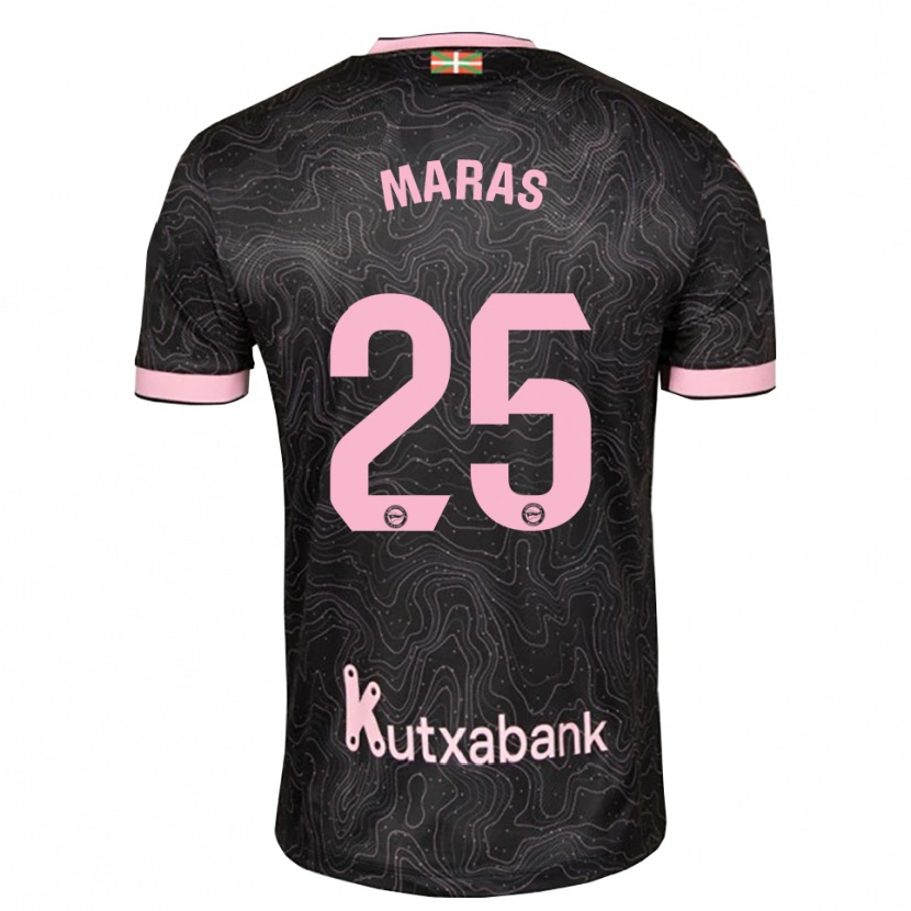 Danxen Kid Nikola Maras #25 Black Pink Away Jersey 2026/27 T-Shirt