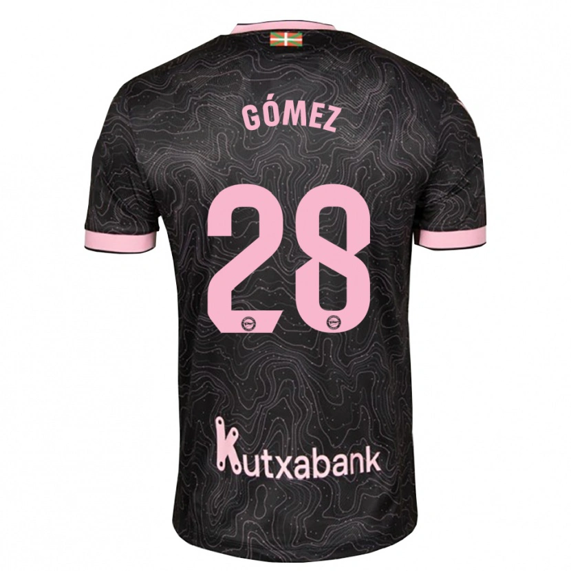 Danxen Kid Jorge Gómez #28 Black Pink Away Jersey 2026/27 T-Shirt