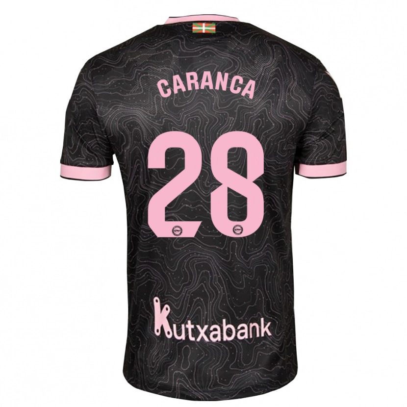 Danxen Kid Sara Caranca #28 Black Pink Away Jersey 2026/27 T-Shirt