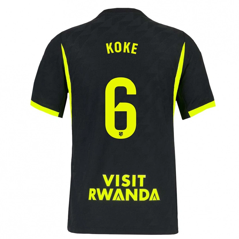 Danxen Kid Koke #6 Bright Green Black Away Jersey 2026/27 T-Shirt