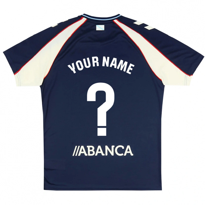 Danxen Kid Your Name #0 Royal Blue Red White Away Jersey 2026/27 T-Shirt