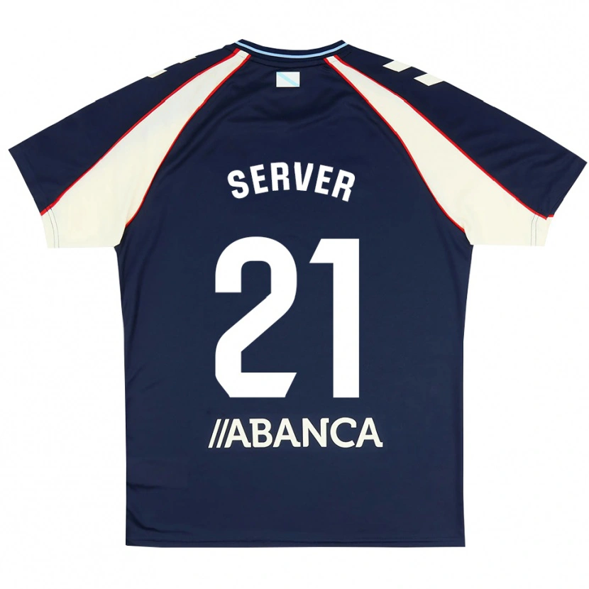 Danxen Kid Izan Server #21 Royal Blue Red White Away Jersey 2026/27 T-Shirt