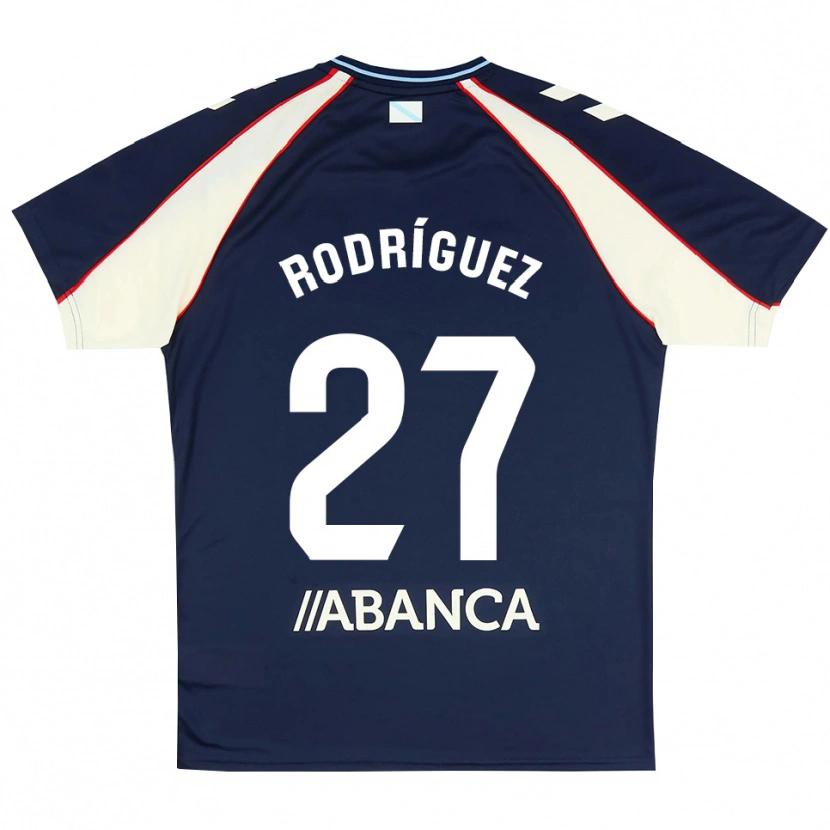 Danxen Kid Noah Rodríguez #27 Royal Blue Red White Away Jersey 2026/27 T-Shirt
