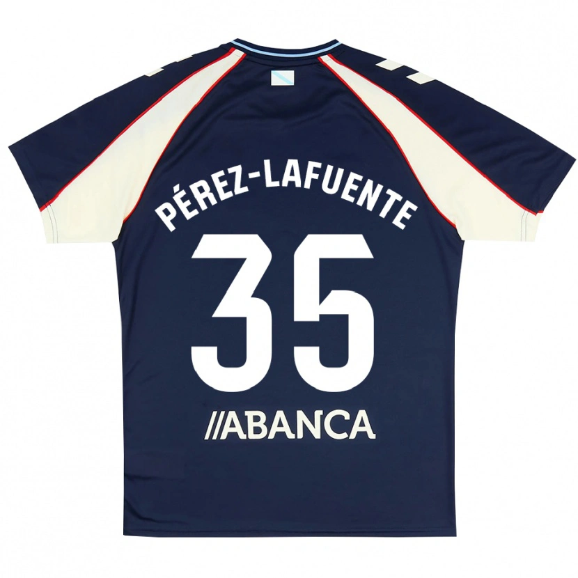 Danxen Kid Jorge Pérez-Lafuente #35 Royal Blue Red White Away Jersey 2026/27 T-Shirt
