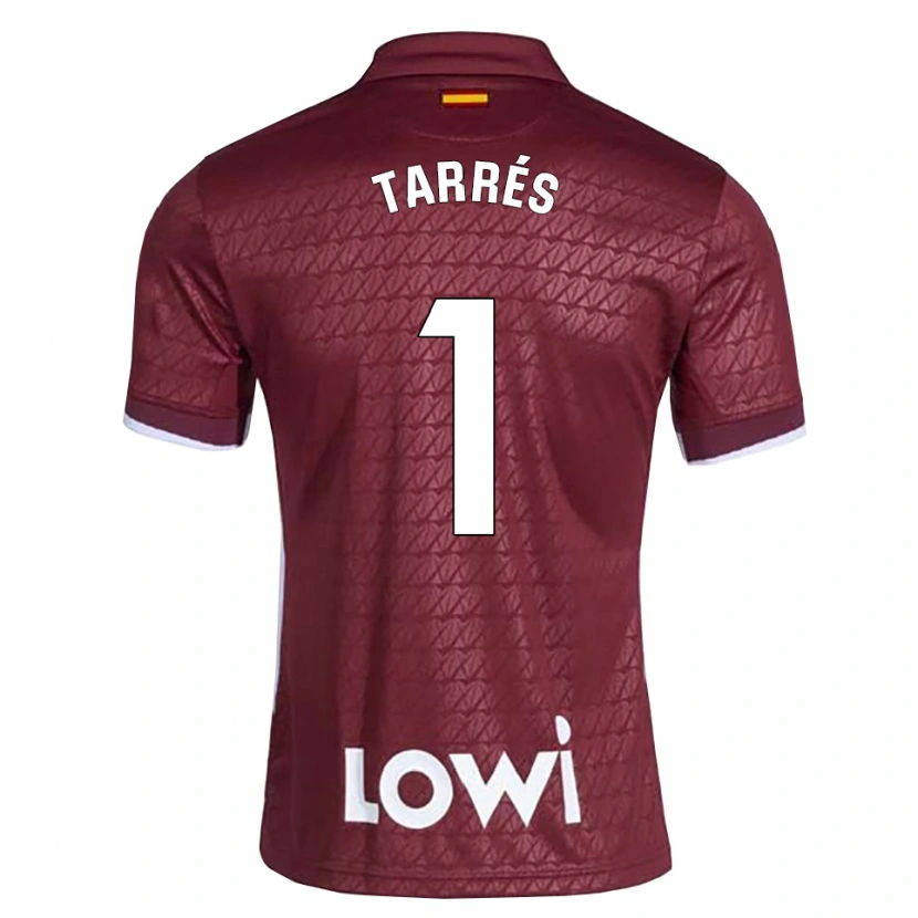 Danxen Kid Lluis Tarrés #1 Dark Red White Away Jersey 2026/27 T-Shirt