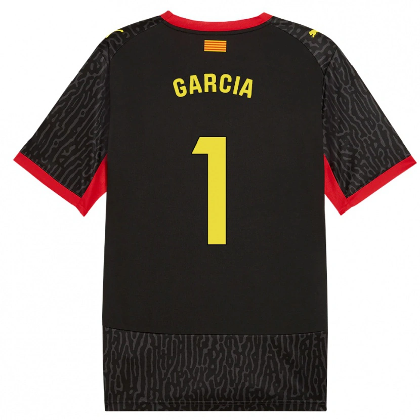Danxen Kid Lucas García #1 Black Yellow Red Away Jersey 2026/27 T-Shirt