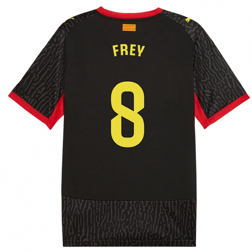 Danxen Kid Darío Frey #8 Black Yellow Red Away Jersey 2026/27 T-Shirt