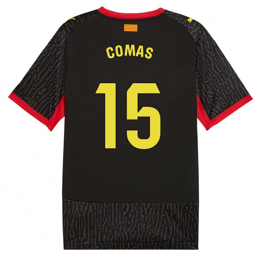 Danxen Kid Oriol Comas #15 Black Yellow Red Away Jersey 2026/27 T-Shirt