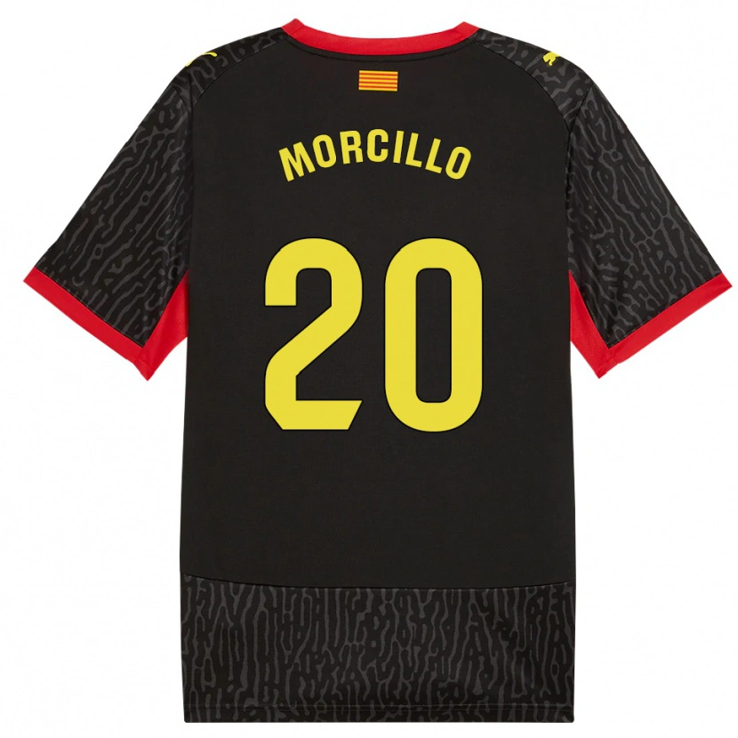Danxen Kid Luis Morcillo #20 Black Yellow Red Away Jersey 2026/27 T-Shirt