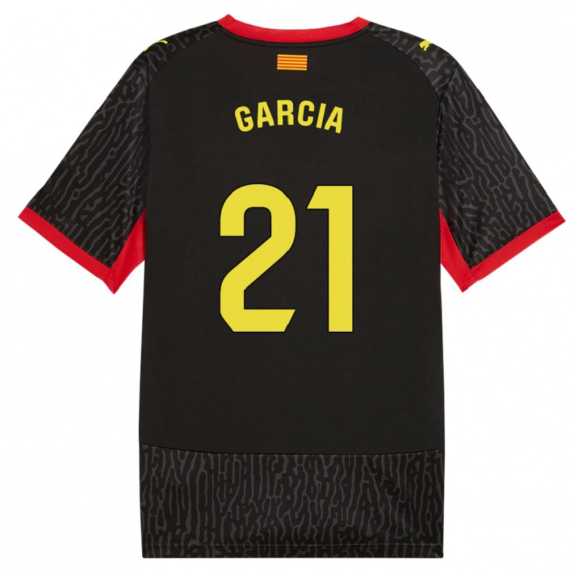Danxen Kid Jastin Garcia #21 Black Yellow Red Away Jersey 2026/27 T-Shirt