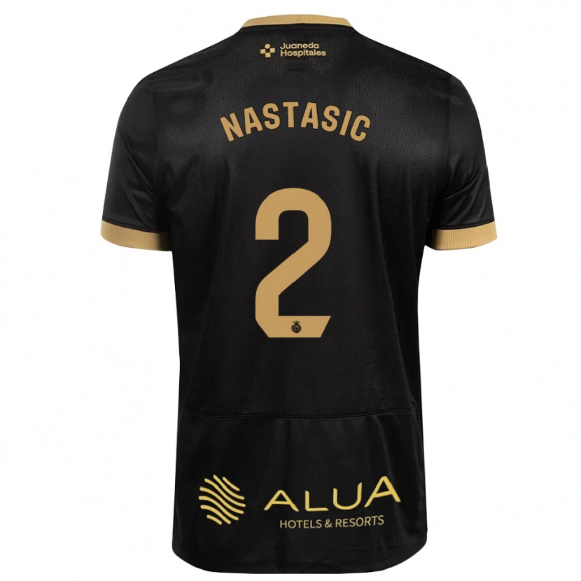 Danxen Kid Matija Nastasic #2 Black Sandy Brown Burly Wood Away Jersey 2026/27 T-Shirt