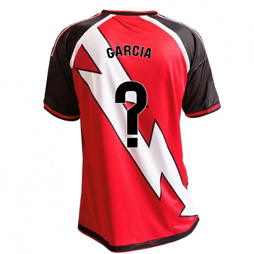Danxen Kid David García #0 Red Black White Away Jersey 2026/27 T-Shirt
