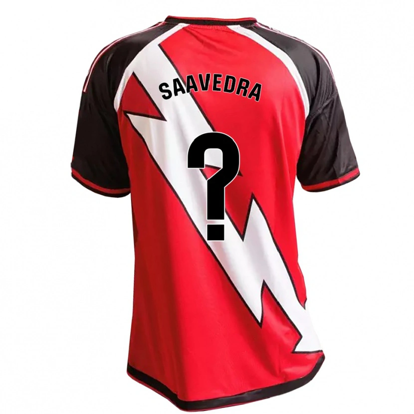 Danxen Kid David Saavedra #0 Red Black White Away Jersey 2026/27 T-Shirt