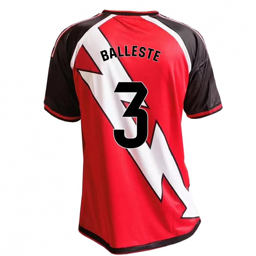 Danxen Kid Laia Ballesté #3 Red Black White Away Jersey 2026/27 T-Shirt