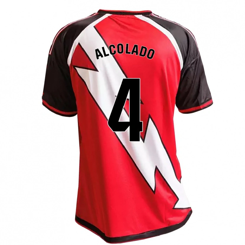 Danxen Kid Jaime Alcolado #4 Red Black White Away Jersey 2026/27 T-Shirt