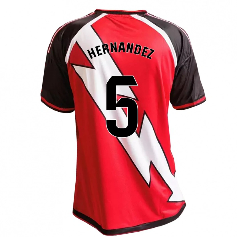 Danxen Kid Aridane Hernández #5 Red Black White Away Jersey 2026/27 T-Shirt