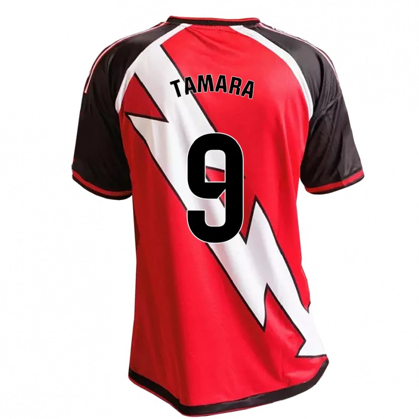 Danxen Kid Tamara Álvarez Rodríguez #9 Red Black White Away Jersey 2026/27 T-Shirt