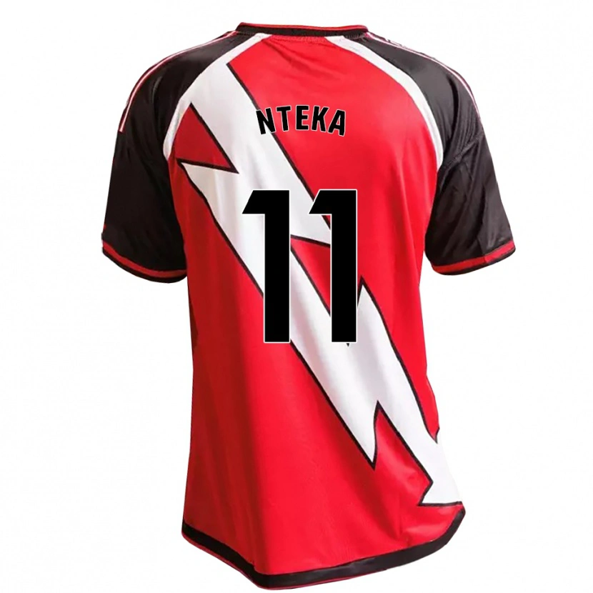 Danxen Kid Randy Nteka #11 Red Black White Away Jersey 2026/27 T-Shirt