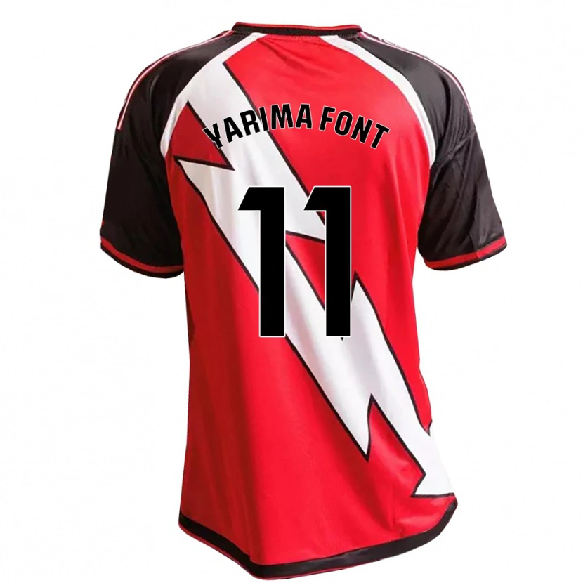 Danxen Kid Yarima Font Barrasa #11 Red Black White Away Jersey 2026/27 T-Shirt