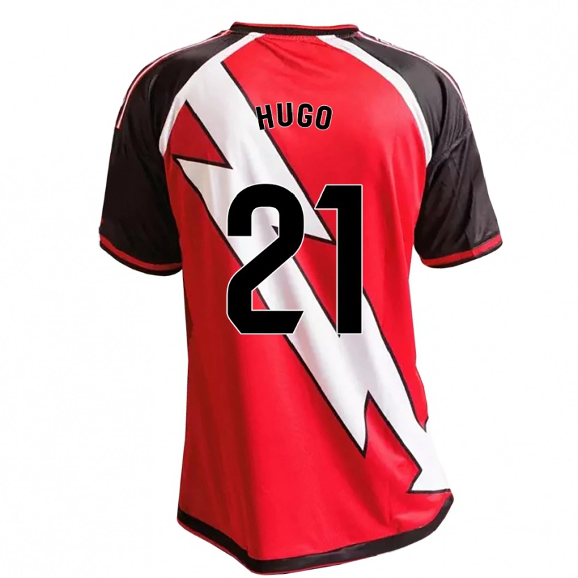 Danxen Kid Hugo Navarro #21 Red Black White Away Jersey 2026/27 T-Shirt