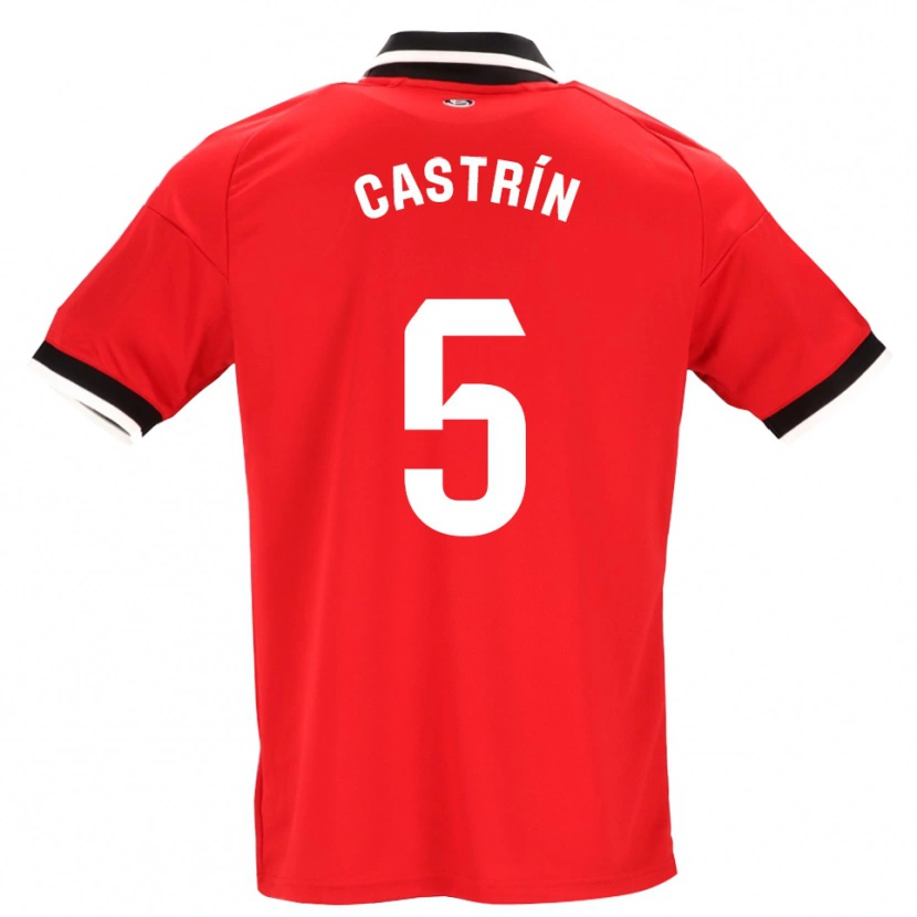 Danxen Kid Andrés Castrín #5 Black White Red Away Jersey 2026/27 T-Shirt