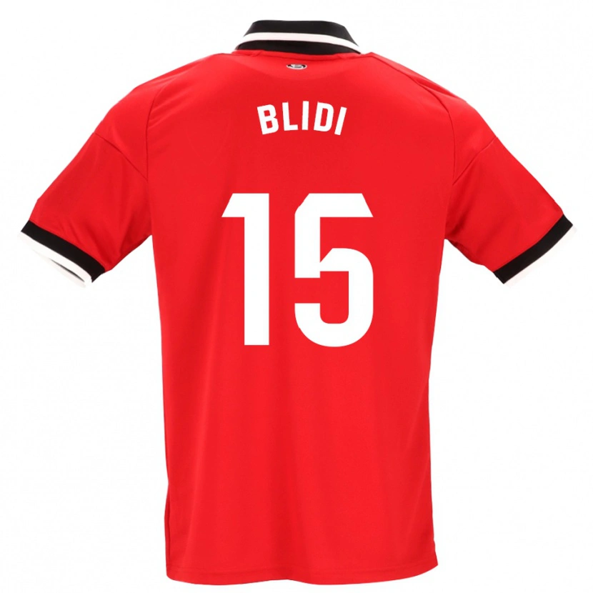 Danxen Kid Naim Blidi #15 Black White Red Away Jersey 2026/27 T-Shirt