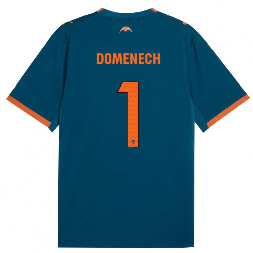 Danxen Kid Jaume Domenech #1 Steel Blue Orange Away Jersey 2026/27 T-Shirt