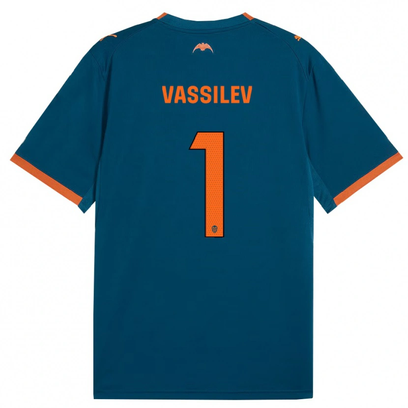 Danxen Kid David Vassilev #1 Steel Blue Orange Away Jersey 2026/27 T-Shirt