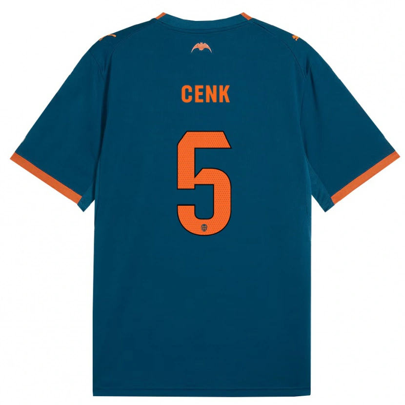 Danxen Kid Cenk Ozkacar #5 Steel Blue Orange Away Jersey 2026/27 T-Shirt