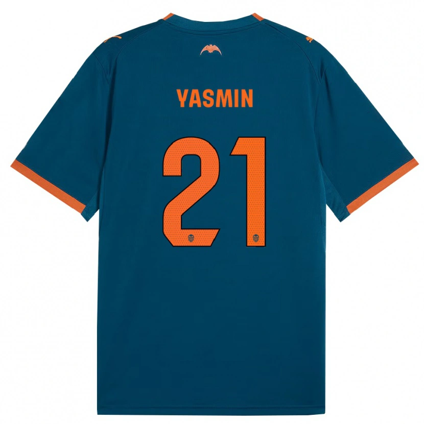 Danxen Kid Yasmin Katie Mrabet Slack #21 Steel Blue Orange Away Jersey 2026/27 T-Shirt