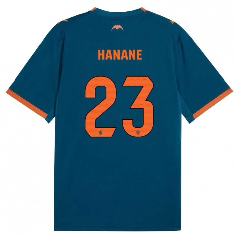 Danxen Kid Hanane Ait El Haj #23 Steel Blue Orange Away Jersey 2026/27 T-Shirt