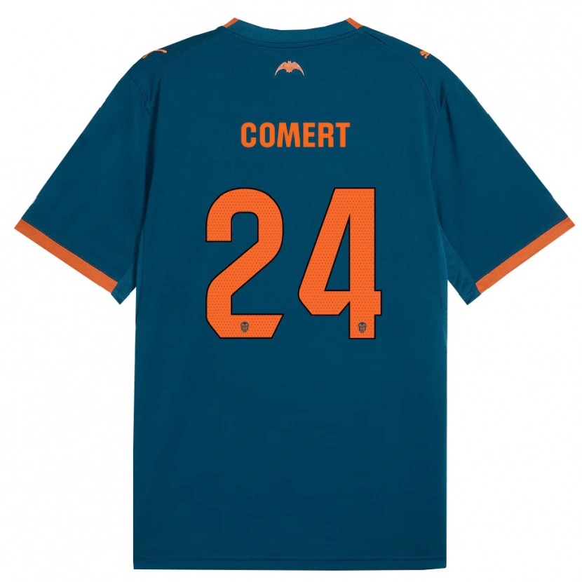 Danxen Kid Eray Comert #24 Steel Blue Orange Away Jersey 2026/27 T-Shirt