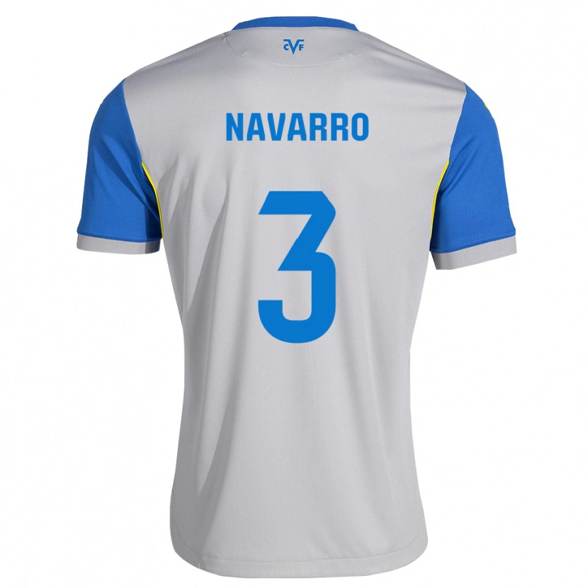 Danxen Kid Pablo Navarro #3 Dodger Blue Grey Away Jersey 2026/27 T-Shirt
